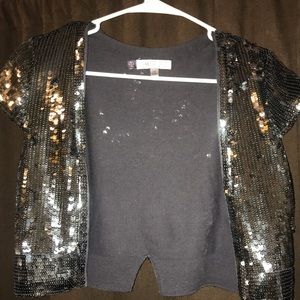 Jennifer Lopez sequin Shaw